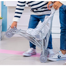 JC TOYS TWIN DOLL STROLLER