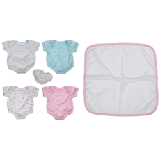 JC TOYS LA NEWBORN OUTFIT GIFT SET 17" DOLL CLOTHES