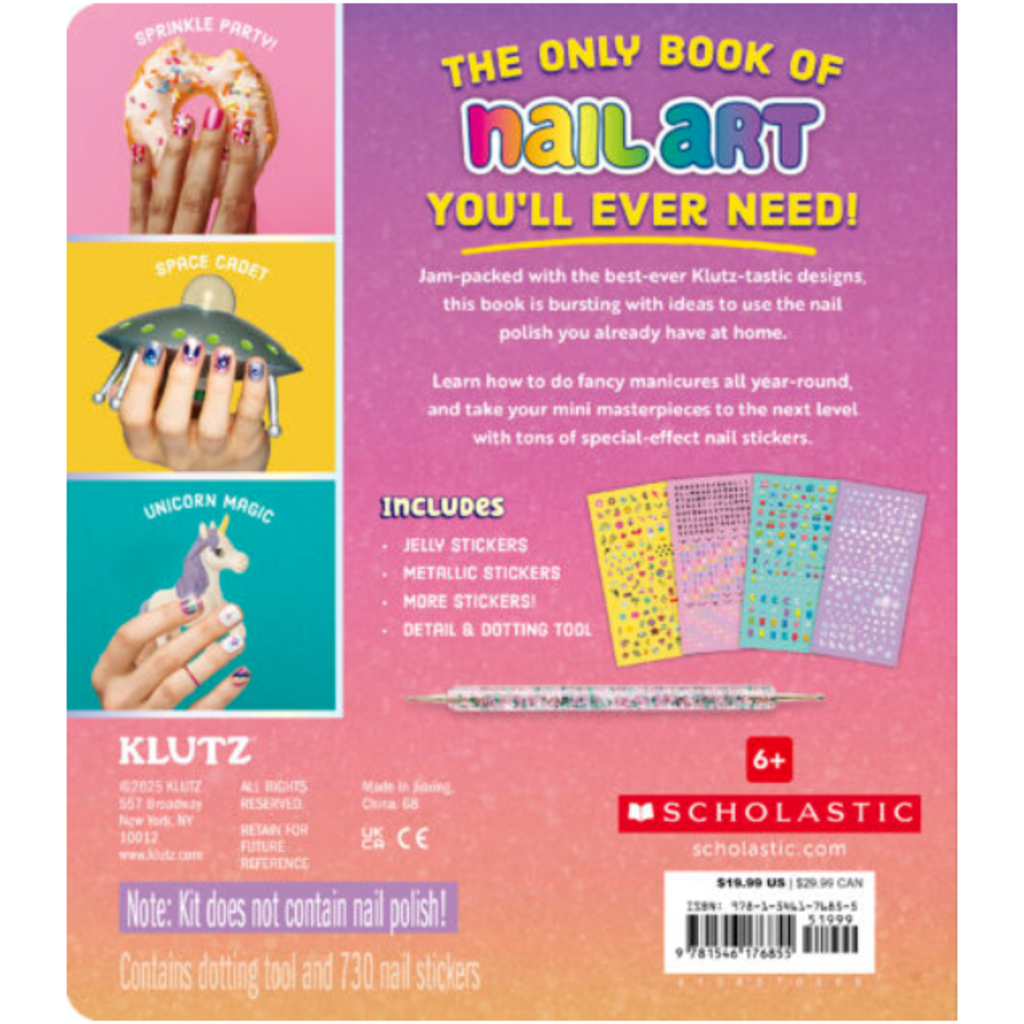 KLUTZ KLUTZ BOOK OF NAIL ART