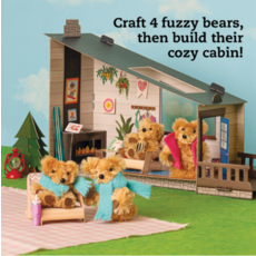 KLUTZ DIY MINIATURE COZY BEAR CABIN