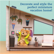 KLUTZ DIY MINIATURE COZY BEAR CABIN