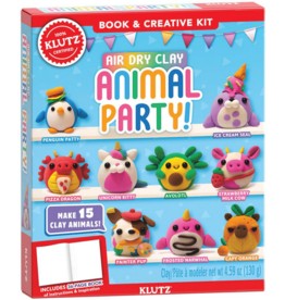 KLUTZ AIR-DRY CLAY ANIMAL PARTY