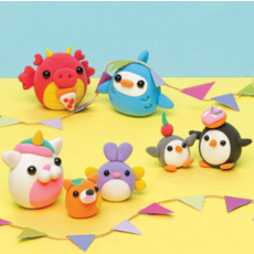 KLUTZ AIR-DRY CLAY ANIMAL PARTY