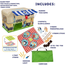 LITTLE KIDS BLUEY CAMPING ACTIVITY FORT