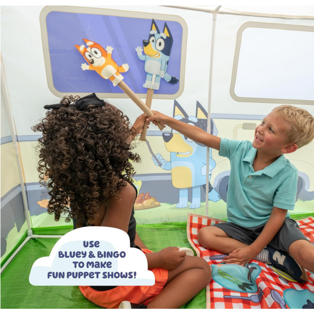 LITTLE KIDS BLUEY CAMPING ACTIVITY FORT