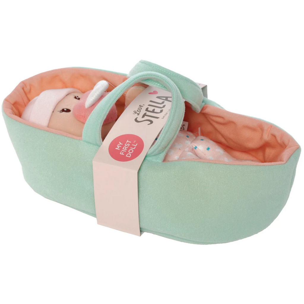 LOVE STELLA LOVE,  STELLA MY FIRST DOLL WITH BASSINET