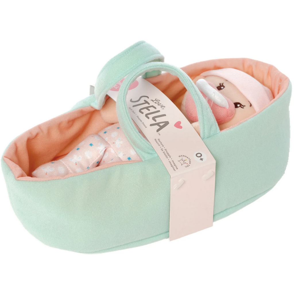 LOVE STELLA LOVE,  STELLA MY FIRST DOLL WITH BASSINET