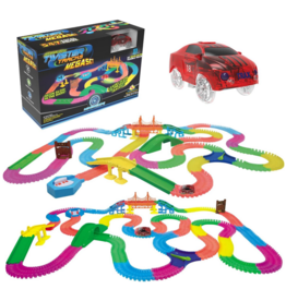 NEON GLOW TWISTER TRACKS MEGA SET