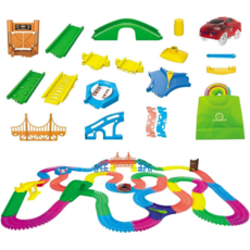 NEON GLOW TWISTER TRACKS MEGA SET