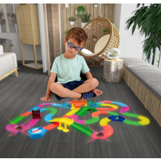 NEON GLOW TWISTER TRACKS MEGA SET