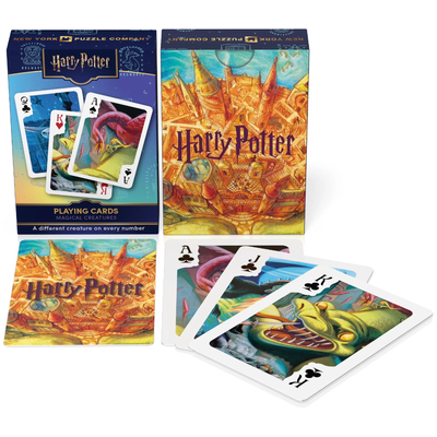 NEW YORK PUZZLE CO HARRY POTTER BEASTS PLAYING CARDS