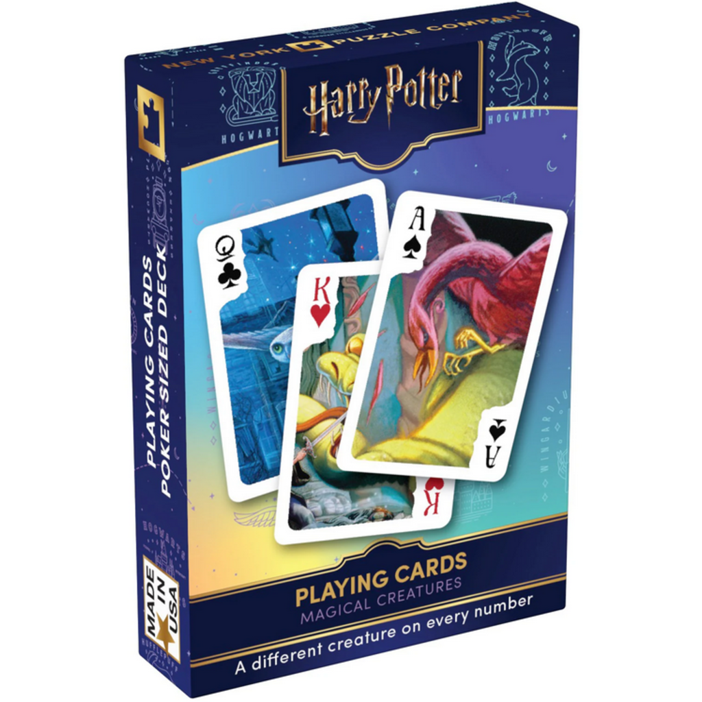 NEW YORK PUZZLE CO HARRY POTTER BEASTS PLAYING CARDS