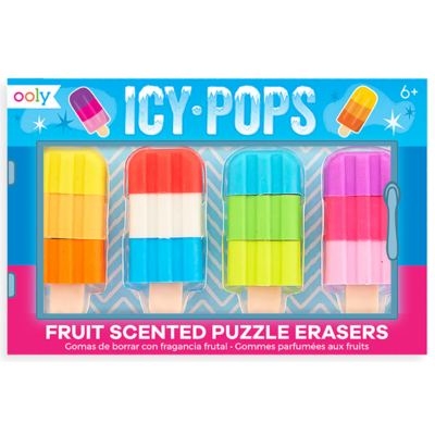 OOLY ICY POPS SCENTED PUZZLE ERASERS*