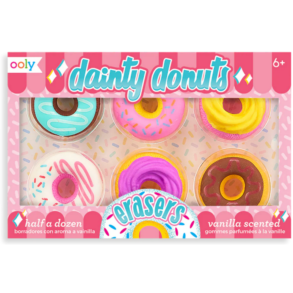 OOLY DAINTY DONUTS SCENTED ERASERS