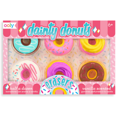 OOLY DAINTY DONUTS SCENTED ERASERS