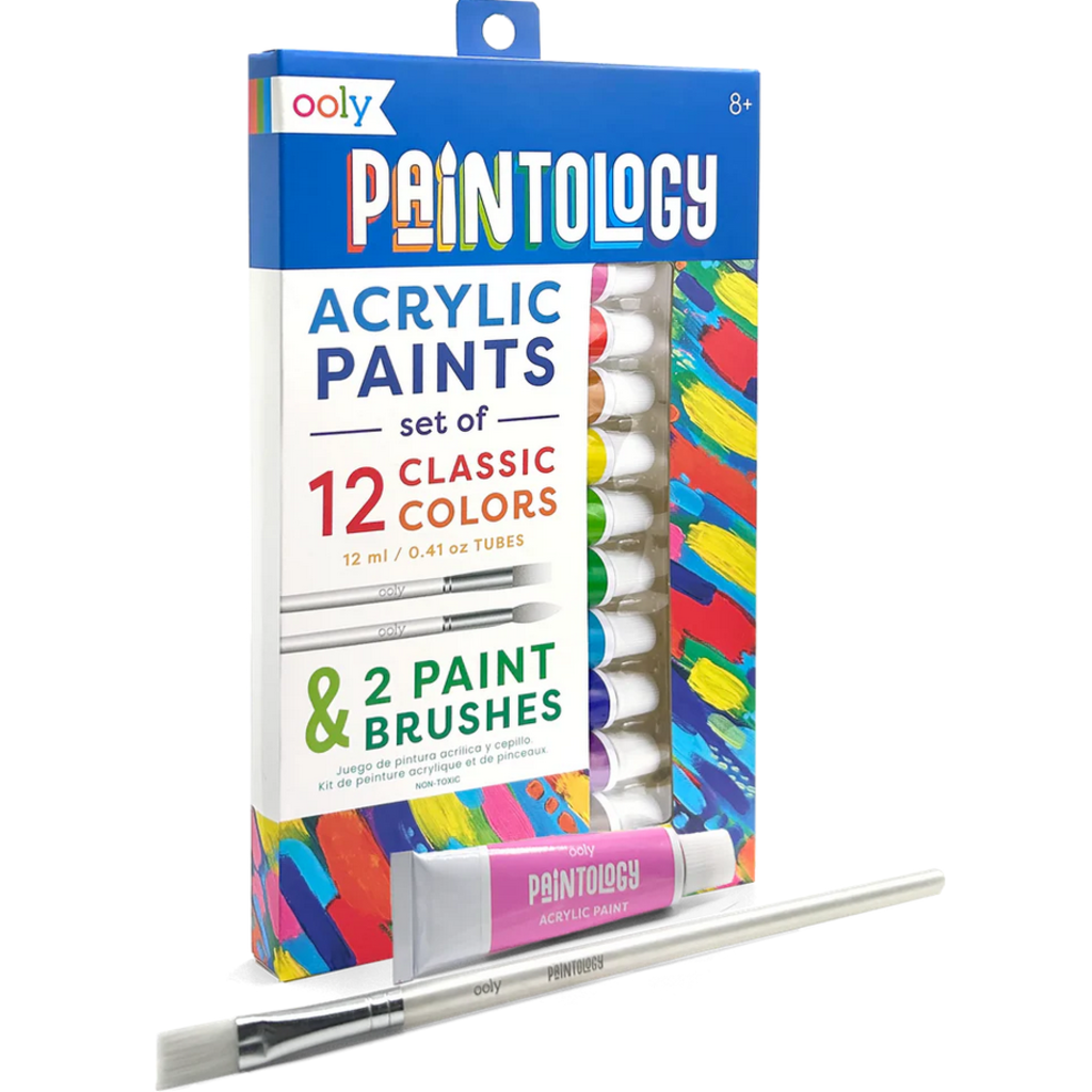 OOLY PAINTOLOGY ACRYLIC PAINT SET