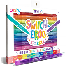 OOLY SWITCH-EROO SPARKLE GLITTERY COLOR CHANGING MARKERS