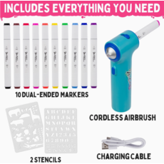 PENCIL GRIP COMPANY AIR COLOR AIRBRUSH KIT