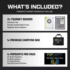 POPDARTS POPDARTS TOURNEY BOARD SET