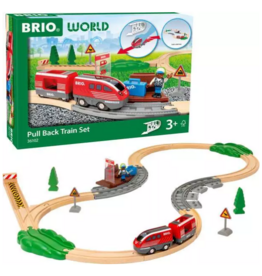 BRIO BRIO PULL BACK TRAIN SET