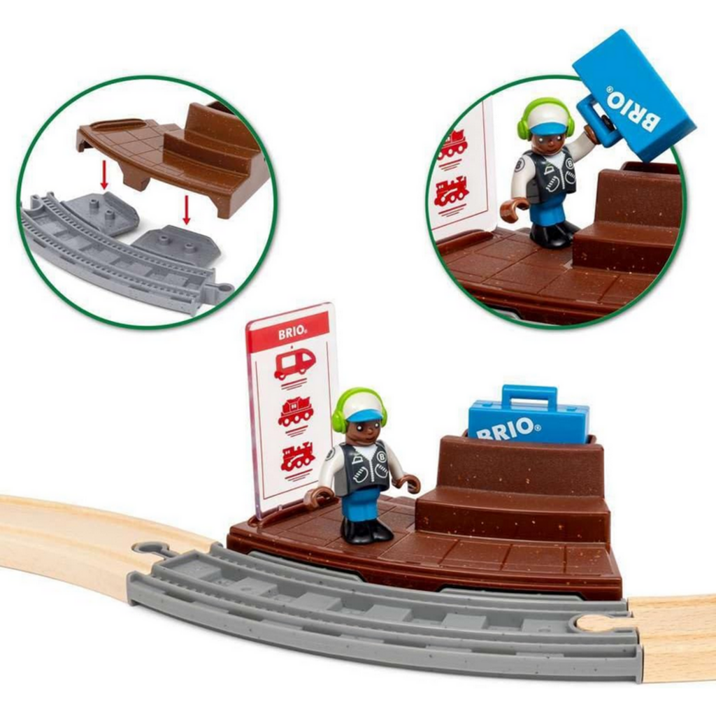 BRIO BRIO PULL BACK TRAIN SET