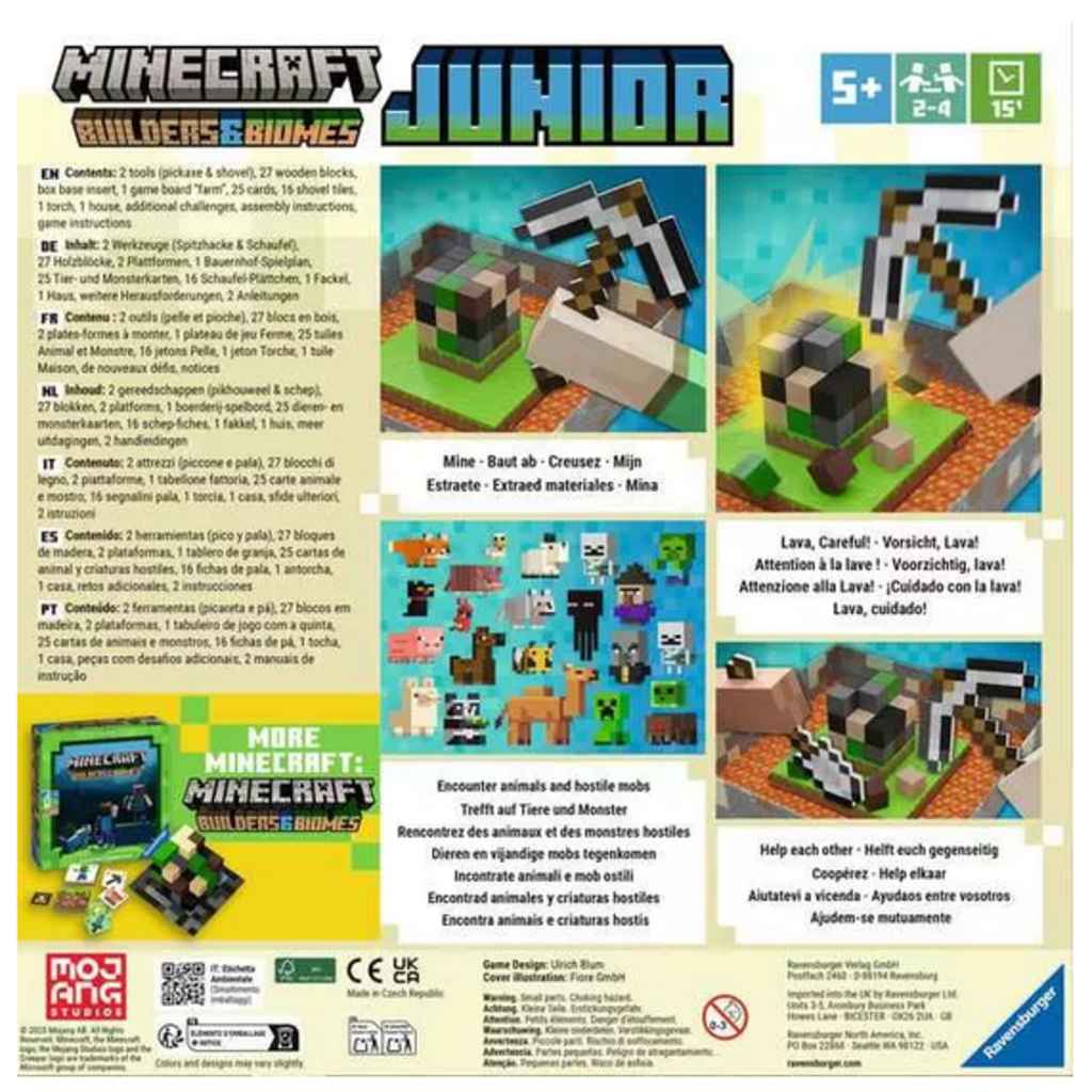 MINECRAFT MINECRAFT BUILDERS & BIOMES JUNIOR