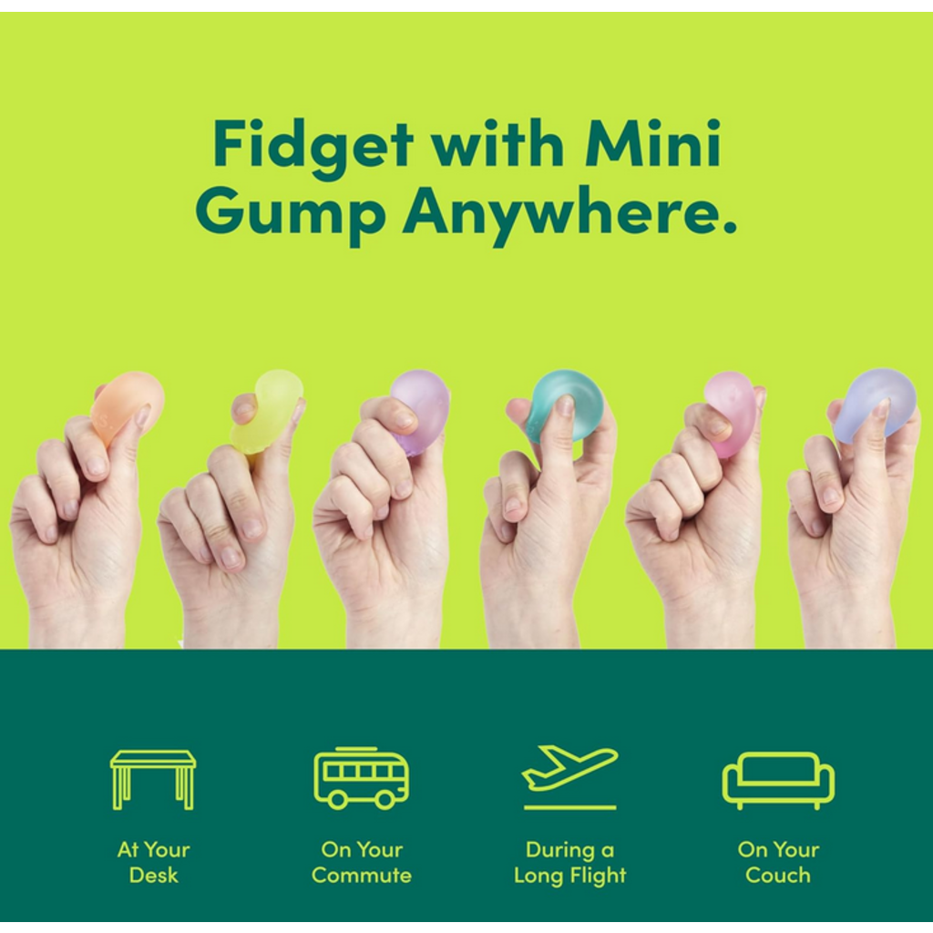 RETROSPECTIVE GOODS GUMP MINI STRESS BALL 6 PACK