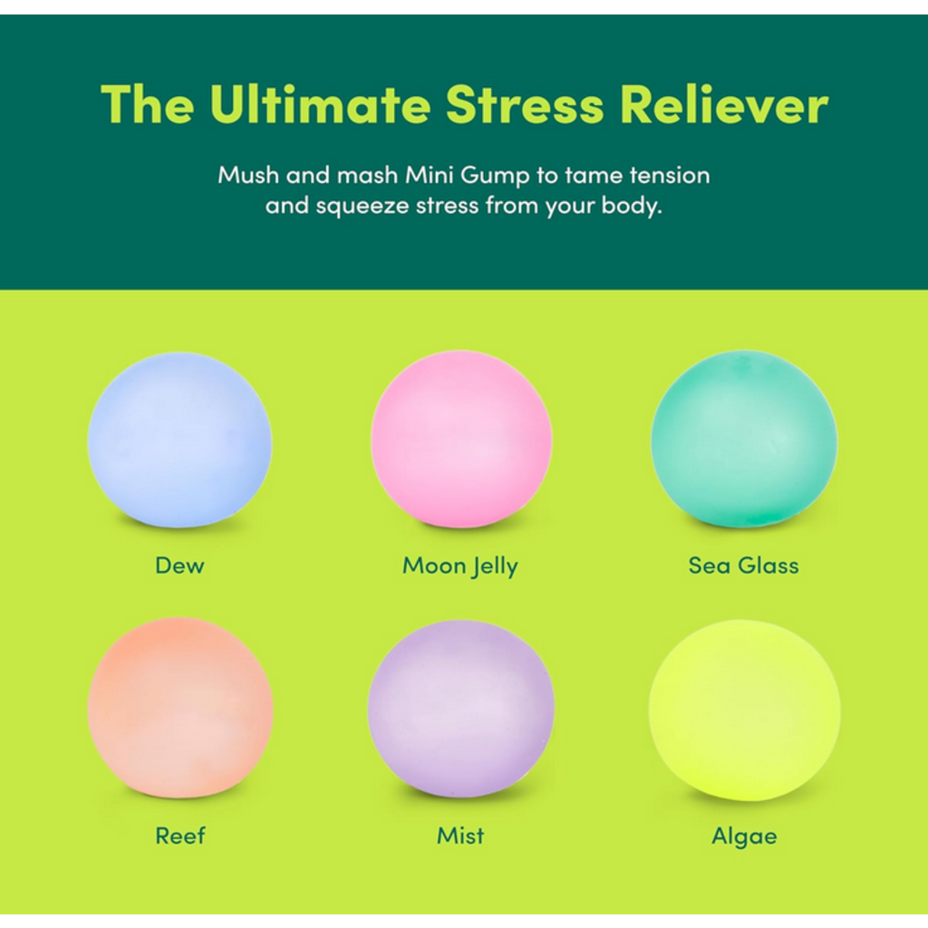 RETROSPECTIVE GOODS GUMP MINI STRESS BALL 6 PACK