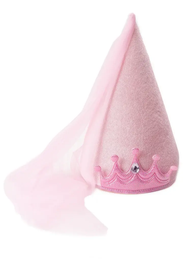 PINK PRINCESS CONE HAT