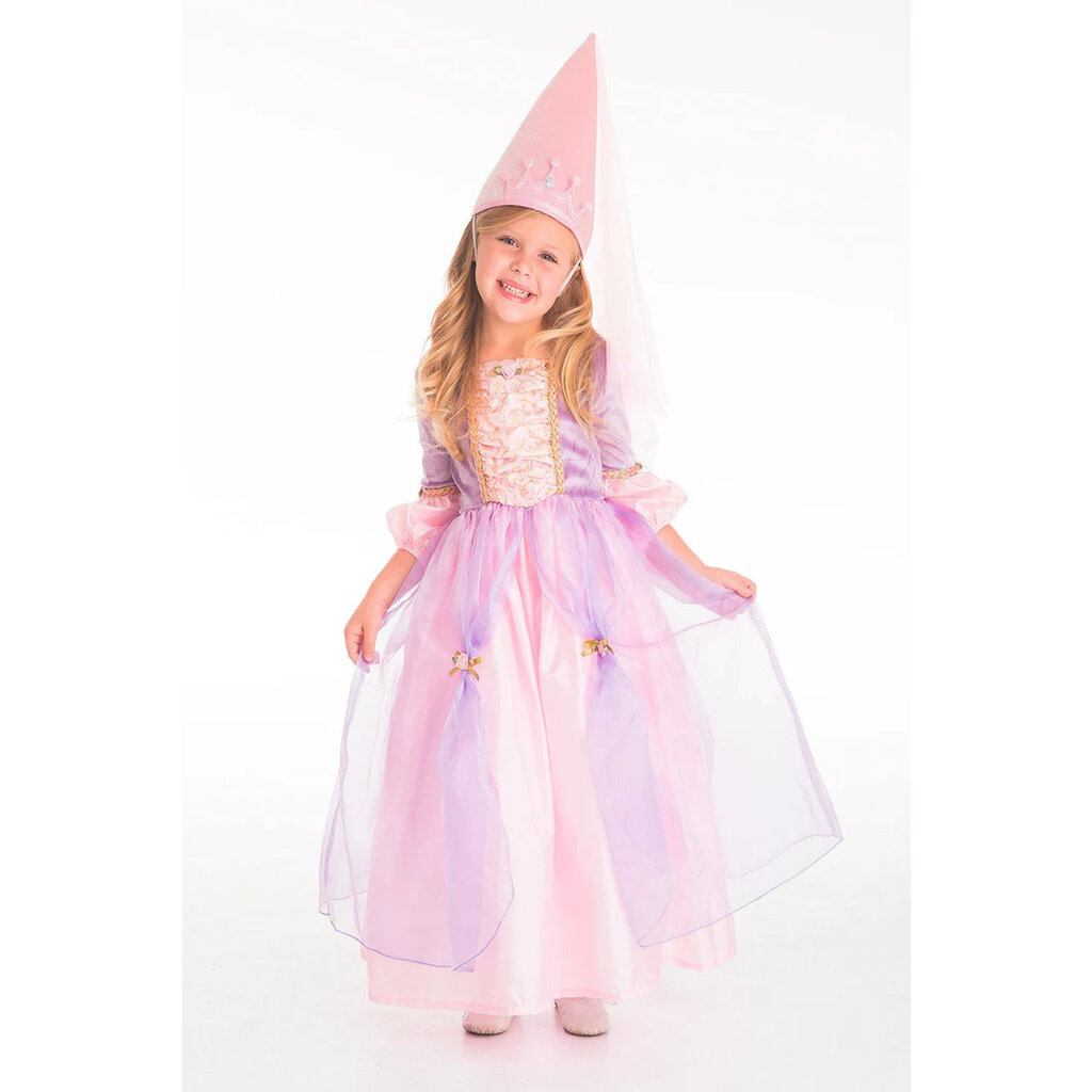 LITTLE ADVENTURES PINK PRINCESS CONE HAT