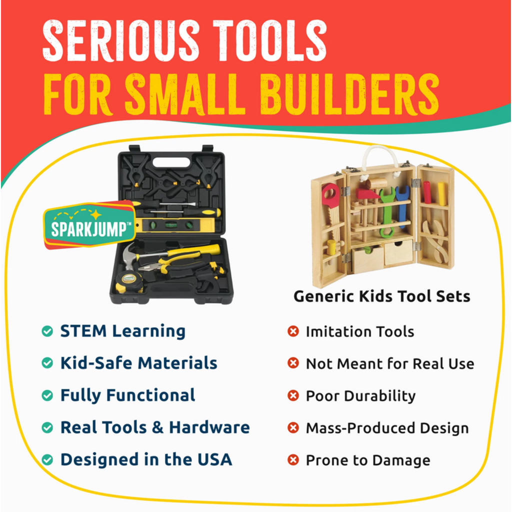 SPARKJUMP KIDS DELUXE TOOL SET