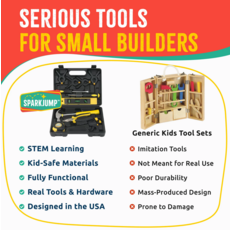 SPARKJUMP KIDS DELUXE TOOL SET