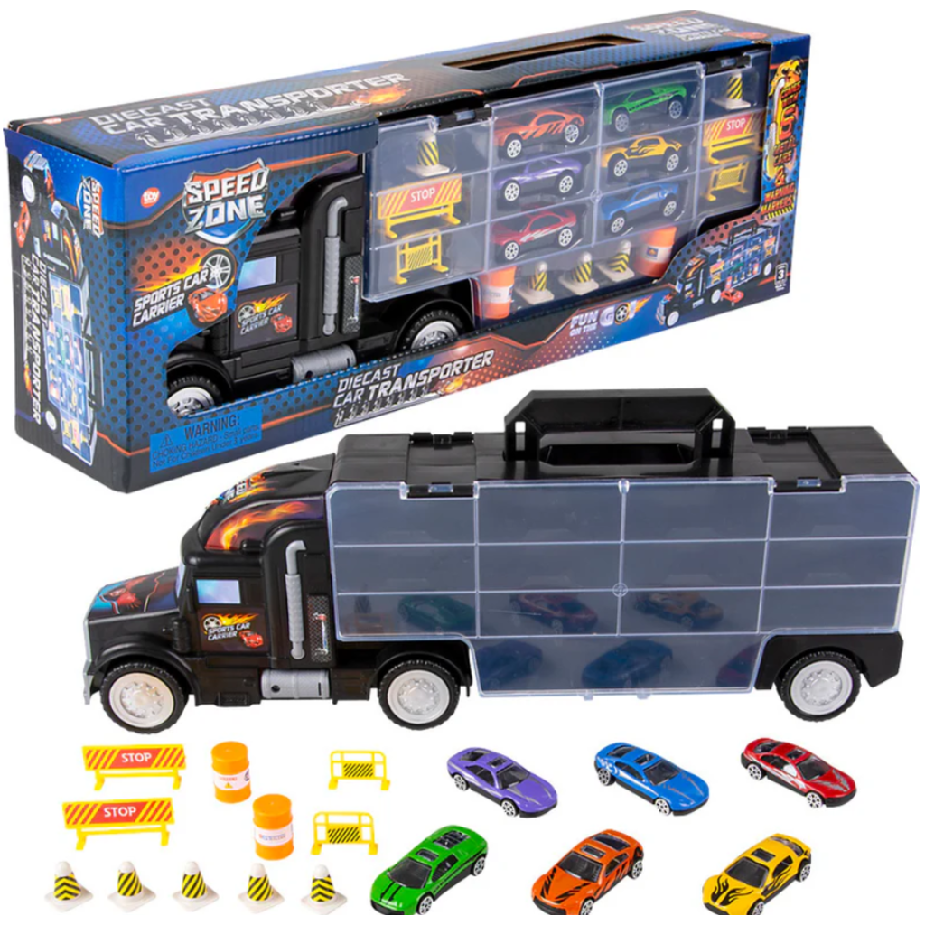 THE TOY NETWORK DIE-CAST CAR TRANSPORTER