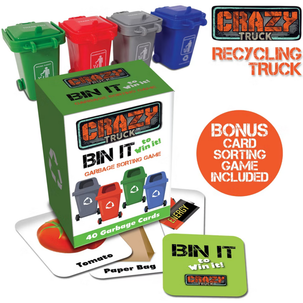 THIN AIR BRANDS GARBAGE RECYCLING TRUCK WITH LIGHTS & SOUNDS