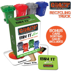 THIN AIR BRANDS GARBAGE RECYCLING TRUCK WITH LIGHTS & SOUNDS