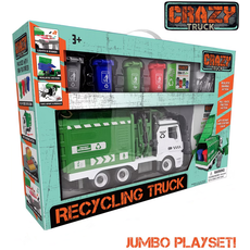 THIN AIR BRANDS GARBAGE RECYCLING TRUCK WITH LIGHTS & SOUNDS