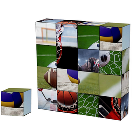 MAGNETIC BLOCKS CLICK BLOCKS MAGNETIC 16 PC SPORTS PUZZLE