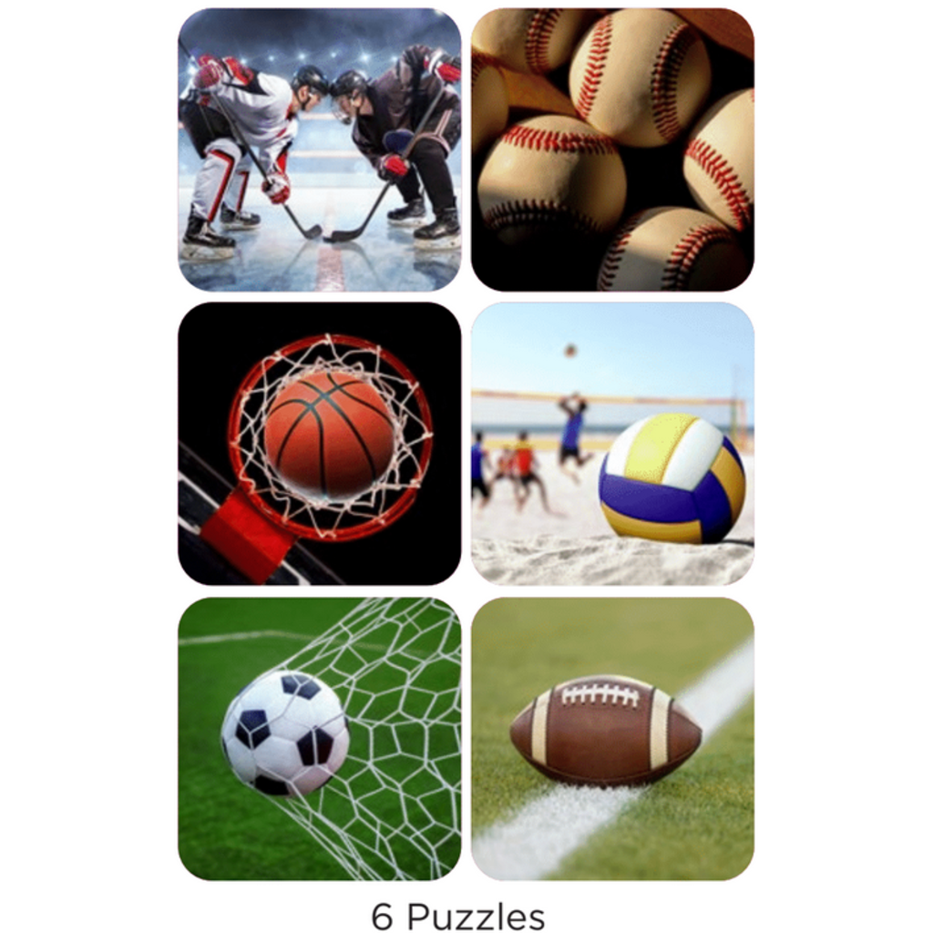 MAGNETIC BLOCKS CLICK BLOCKS MAGNETIC 16 PC SPORTS PUZZLE