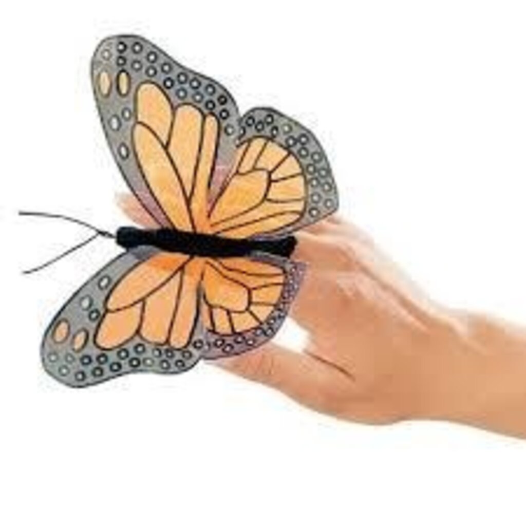 FOLKMANIS INC MINI MONARCH BUTTERFLY FINGER PUPPET