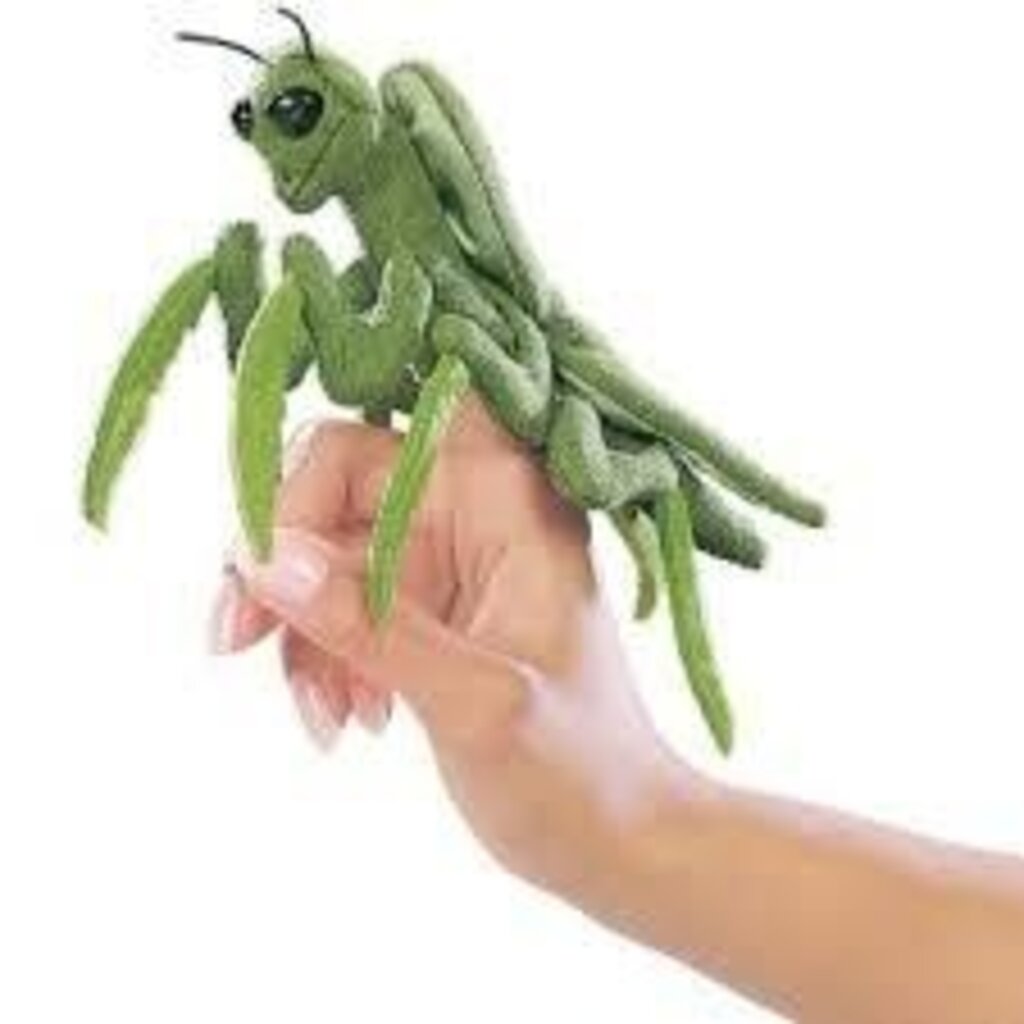 FOLKMANIS INC MINI PRAYING MANTIS FINGER PUPPET