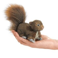 FOLKMANIS INC MINI GRAY SQUIRREL FINGER PUPPET