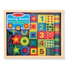 MELISSA AND DOUG LACING BEADS IN A BOX