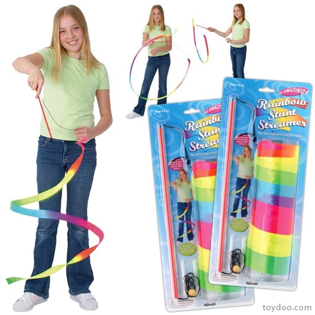 THE TOY NETWORK RAINBOW STUNT STREAMER
