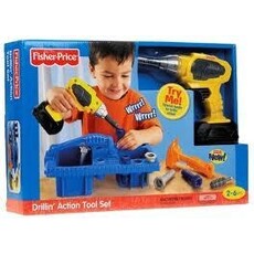 FISHER PRICE DRILLIN ACTION TOOL SET*