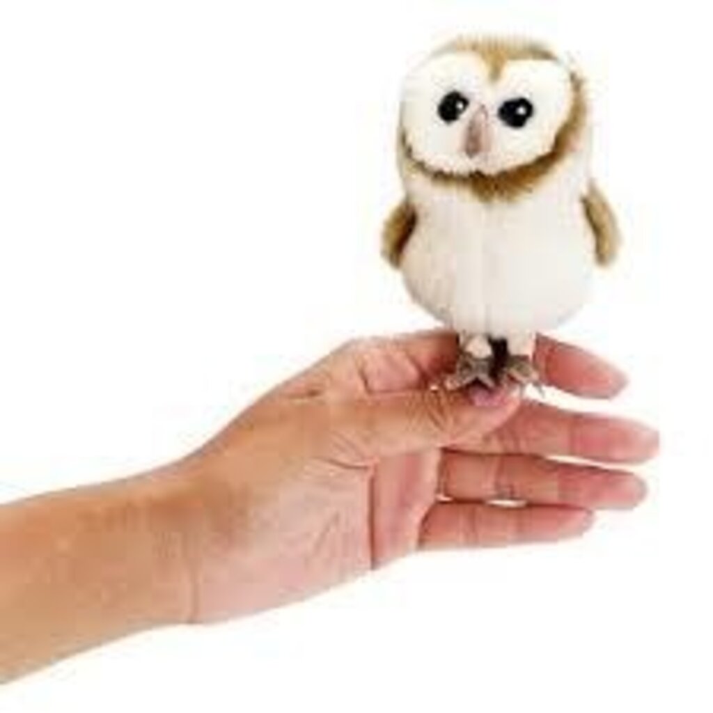 FOLKMANIS INC MINI BARN OWL FINGER PUPPET