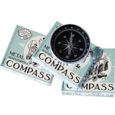 HOUSE OF MARBLES ADVENTURERS METAL COMPASS