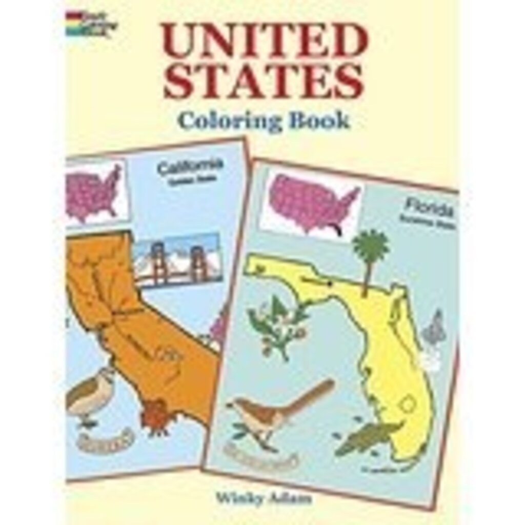 DOVER PUBLICATIONS UNITED STATES COLORING