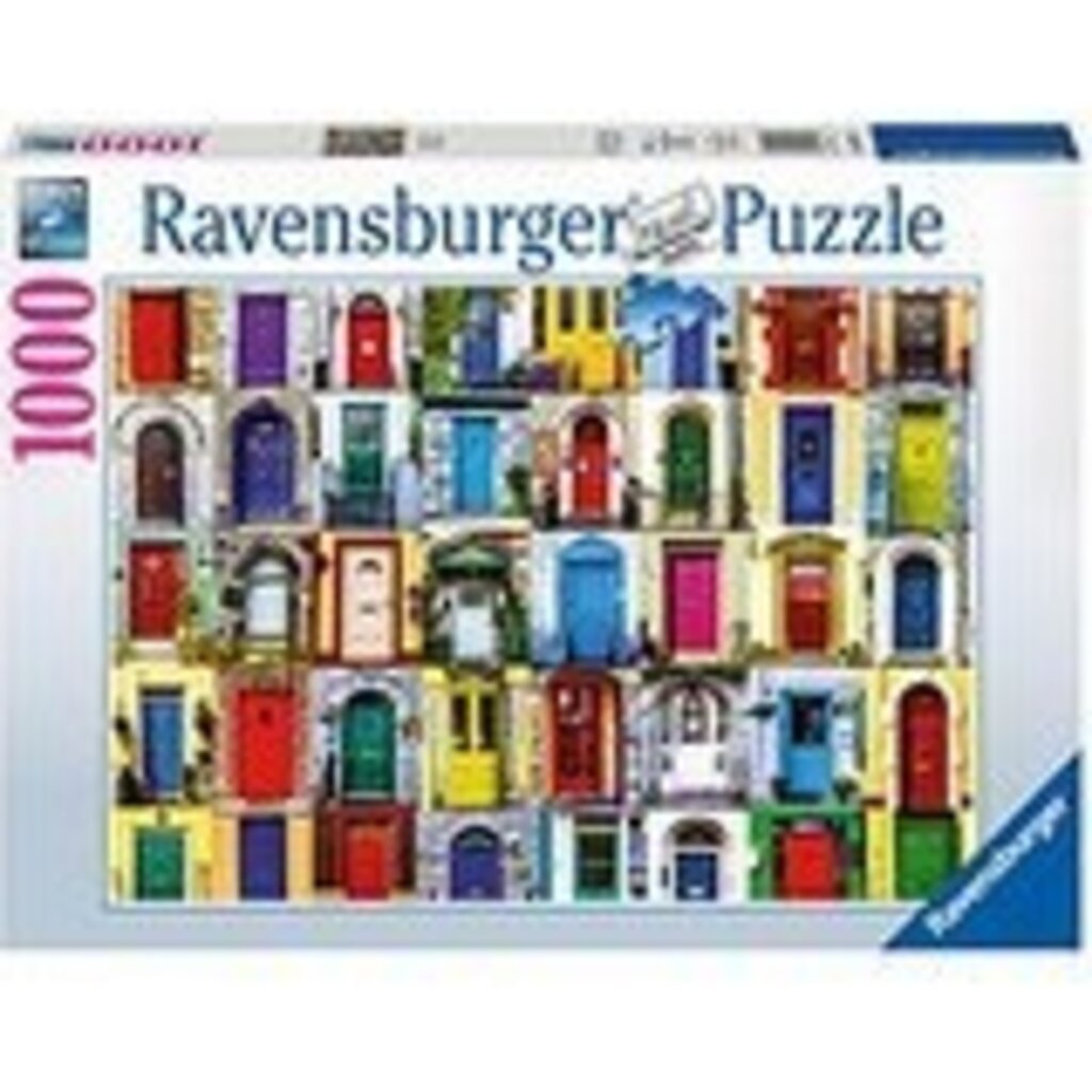 RAVENSBURGER USA DOORS OF THE WORLD 1000 PIECE PUZZLE