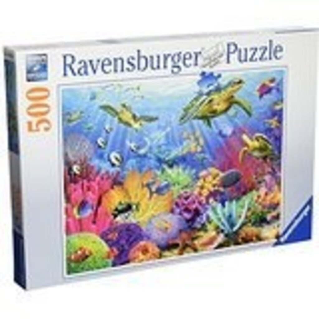 RAVENSBURGER USA TROPICAL WATERS 500 PIECE PUZZLE