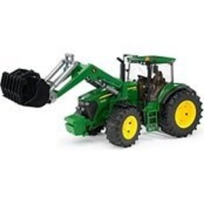 BRUDER TOYS AMERICA JOHN DEERE TRACTOR WITH FRONT LOADER